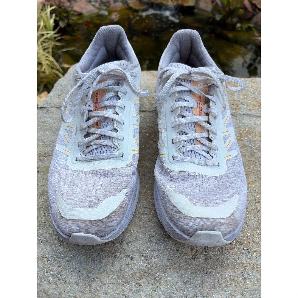 Salomon Spectur Road Running Shoes Mens 11 White‎ Lilac Orange 415894